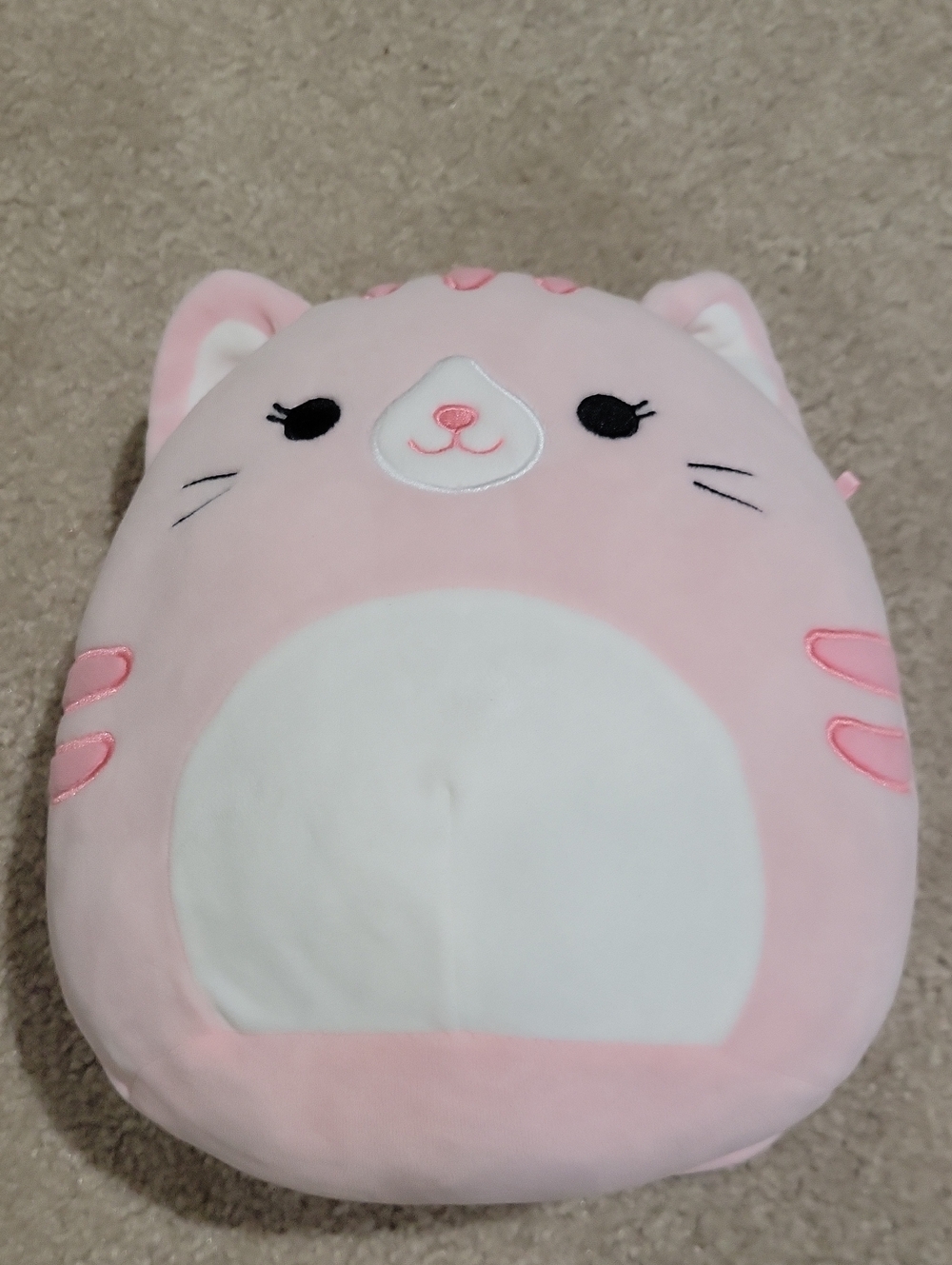 Squishmallows Laura the Cat 8" Pink Kitten Plush Stuffed Animal Toy